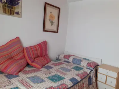 Cama o camas de una habitación en Los Castaños