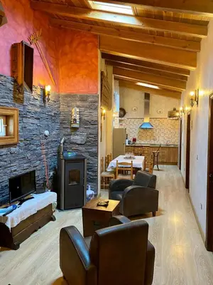 Zona de estar de Casa Rural Carpintero