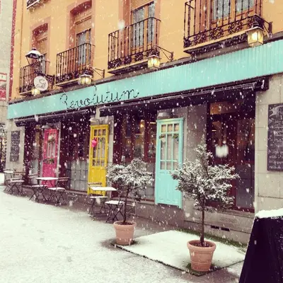 Hostal Alcántara en invierno
