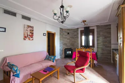 Zona de estar de Apartamentos Rurales El Prado