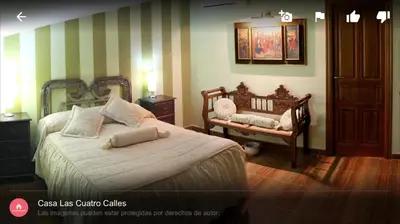 Cama o camas de una habitación en La Casa de los Templarios