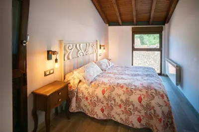 Cama o camas de una habitación en Casa tio Basilio