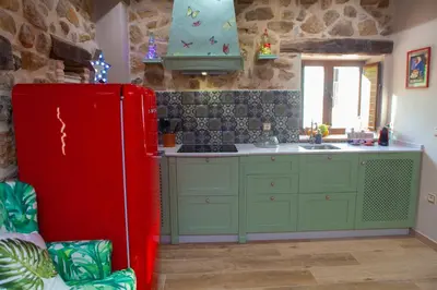 Una cocina o zona de cocina en Agua D Estrellas