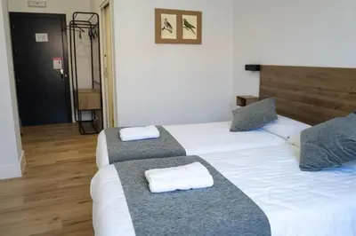 Cama o camas de una habitación en Balhondo Open Village