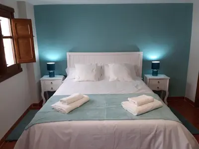 Cama o camas de una habitación en La Calleja del Canchal