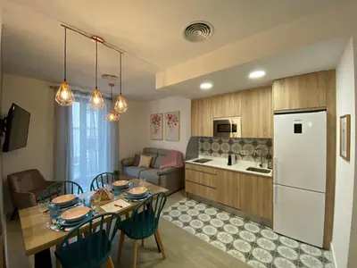 Una cocina o zona de cocina en EL HOSPEDAJE DEL REY