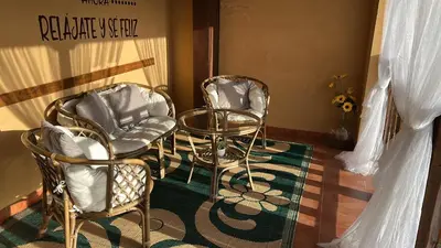 Zona de estar de Casa rural La Piedrapipa