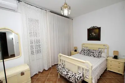 Cama o camas de una habitación en Casa Rural Mérida