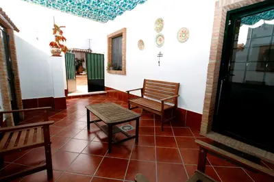 Zona de estar de Casa Rural Mérida