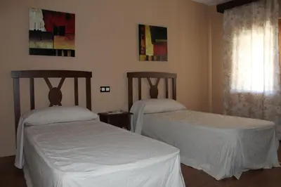 Cama o camas de una habitación en Hosteria Verahouse