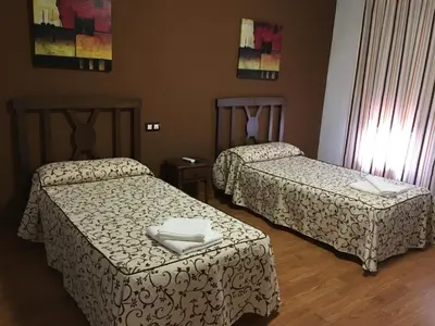 Cama o camas de una habitación en Hosteria Verahouse