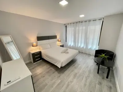 Cama o camas de una habitación en DAU Centro Free Parking II