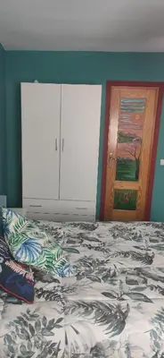 Cama o camas de una habitación en El rincón de los Lanchares