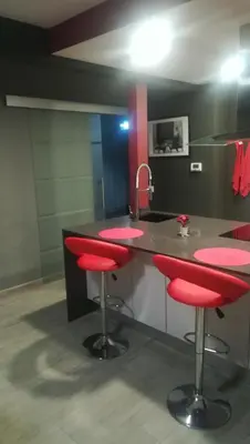 Una cocina o zona de cocina en El rincón de los Lanchares