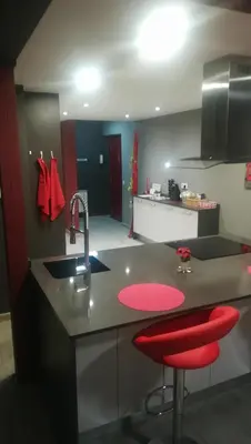 Una cocina o zona de cocina en El rincón de los Lanchares