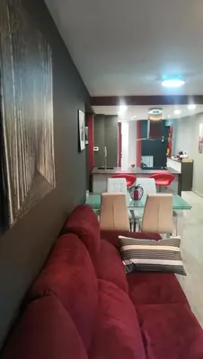 Zona de estar de El rincón de los Lanchares
