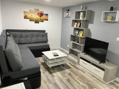Zona de estar de Casita tranquila
