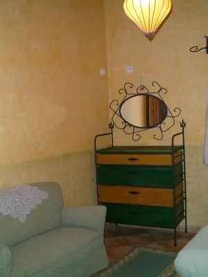 Cama o camas de una habitación en Casa Rural El Cartero
