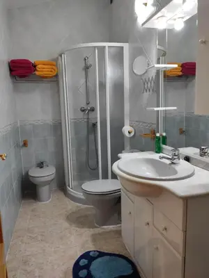 Un baño de Apartamentos La Relojera 2