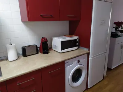Una cocina o zona de cocina en Alojamiento en Villanueva Serena 2 dormitorios