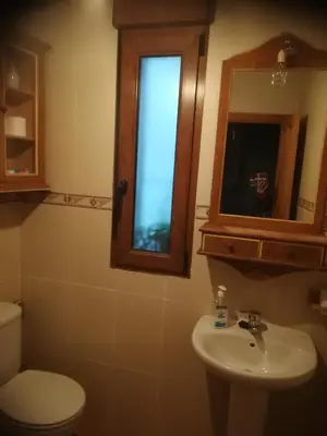 Un baño de Casa La Tía Bruja