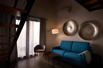 Zona de estar de Apartamentos Turísticos Huerto El Horno