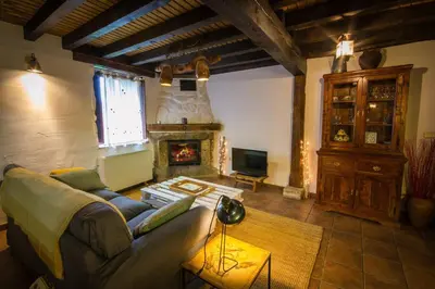 Zona de estar de Casa rural La Tenada