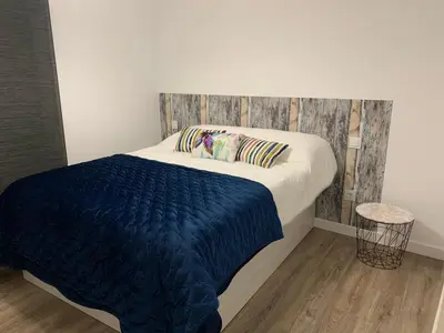 Cama o camas de una habitación en VUT La Plaza