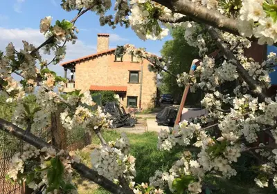 Jardín al aire libre en La Seguirilla del Jerte