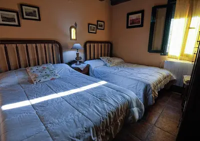 Cama o camas de una habitación en La Seguirilla del Jerte