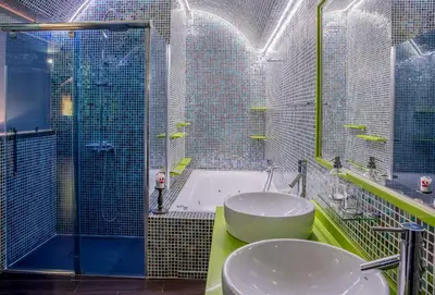 Un baño de Complejo Rural Los Chozos Valle del Jerte