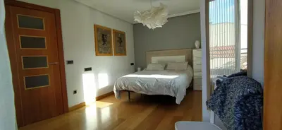 Cama o camas de una habitación en Ático Pta Zamora