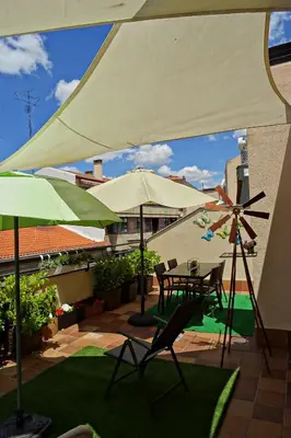 Un patio o zona al aire libre en Ático Pta Zamora