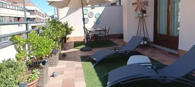 Un balcón o terraza de Ático Pta Zamora