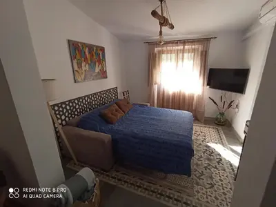 Cama o camas de una habitación en Apartamentos Fuente Nueva II