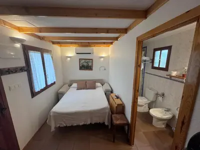 Cama o camas de una habitación en La Cerca Del Alcornoque