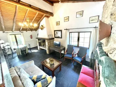 Zona de estar de La Alberguería complejo rural