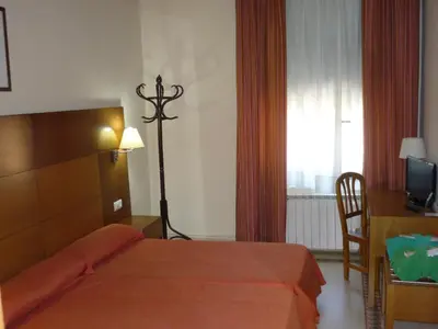 Cama o camas de una habitación en Gran Hotel Balneario