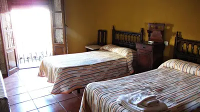 Cama o camas de una habitación en Casa Rural Las Martas