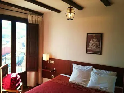 Cama o camas de una habitación en Casa Rural Francia-Quilamas