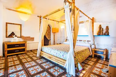 Cama o camas de una habitación en Casa Rural La Pontezuela
