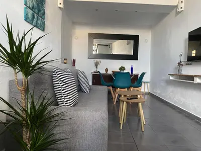 Zona de estar de Apartamento La Machacona TENERIAS