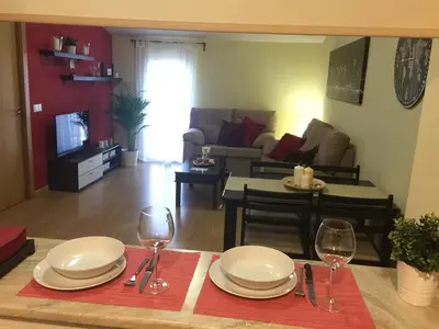Una cocina o zona de cocina en Apartamentos Turísticos Clavero 2