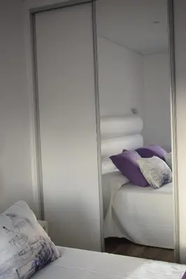 Cama o camas de una habitación en Hotel Restaurante Racha