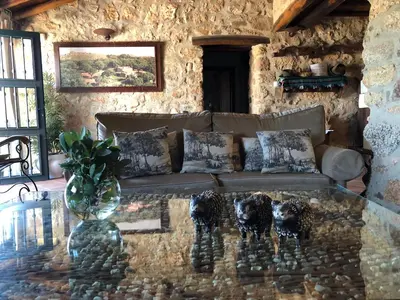 Zona de estar de Apartamentos Rurales La Macera ****