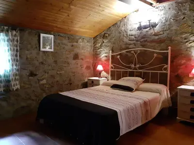 Cama o camas de una habitación en El Patio Chico