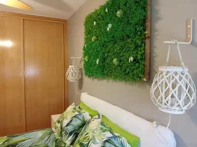 Cama o camas de una habitación en Sol de Poniente