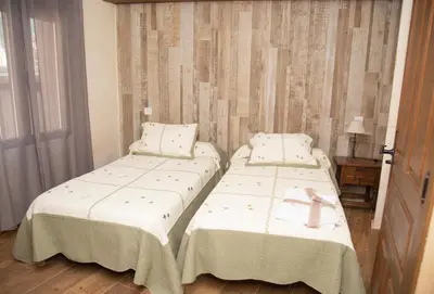 Cama o camas de una habitación en CASA CUATRO ESQUINAS