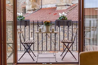 Un balcón o terraza de El Rincón de la Iglesia