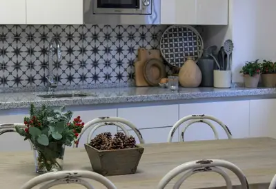 Una cocina o zona de cocina en Alojamientos Rurality Home
